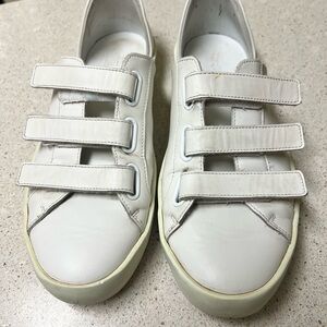 Freda Salvador White Velcro Sneakers